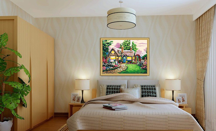 晟旎尚品 DIY数字油画童话小屋 40*50cm