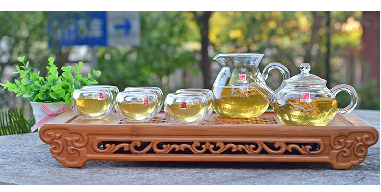 一屋窑耐热玻璃维多利亚礼盒茶具FH-204/7M