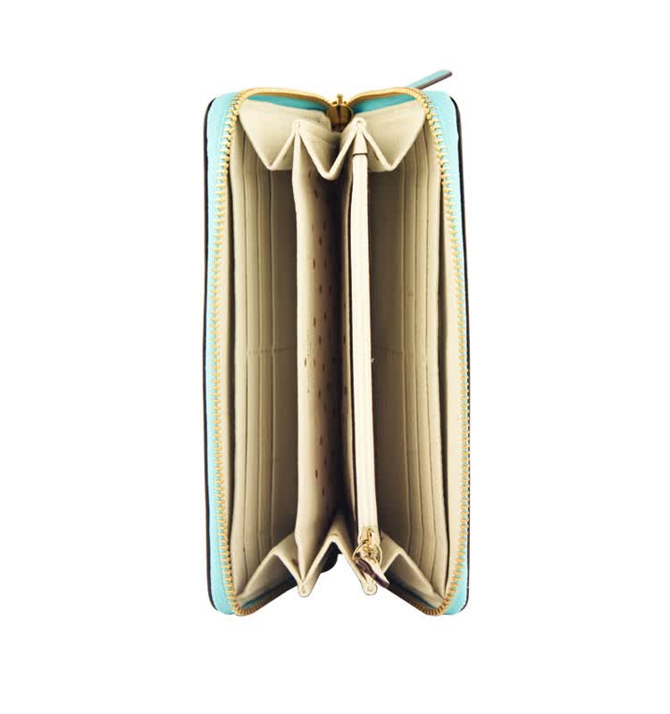 <em>KATE</em> SPADE <em>凯特丝蓓 女士</em>蓝色真皮手拿长款