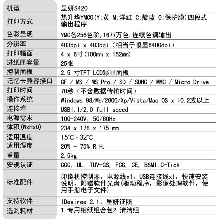 呈妍(HITI) S420 商务<em>证件照片</em>打印机在京东商