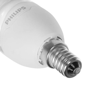 飞利浦Philips  全螺旋 节能灯 5W E14小螺口 暖白色 单支装 黄光