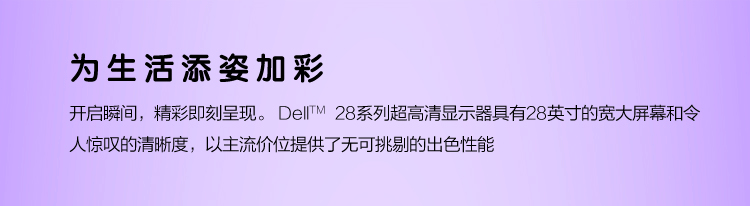 戴尔（DELL） 专业级P2815Q 28英寸16:9宽屏 LED背光4K液晶显示器