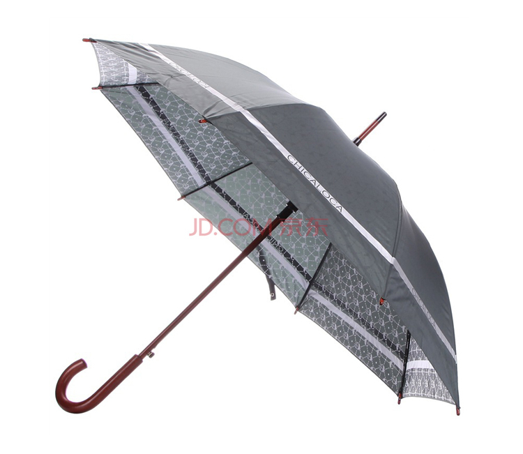 天堂 韩版Chicaloca春华绸 直杆晴雨伞CA1502 苔绿色