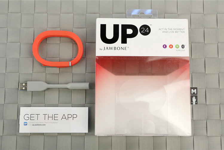 卓棒（Jawbone） UP24新款智能手环 蓝牙版 黑色 S