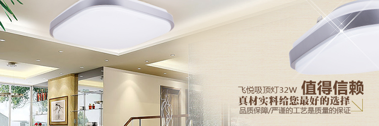 飞利浦（PHILIPS）吸顶灯 32W  含光源 卧室照明  飞悦30548