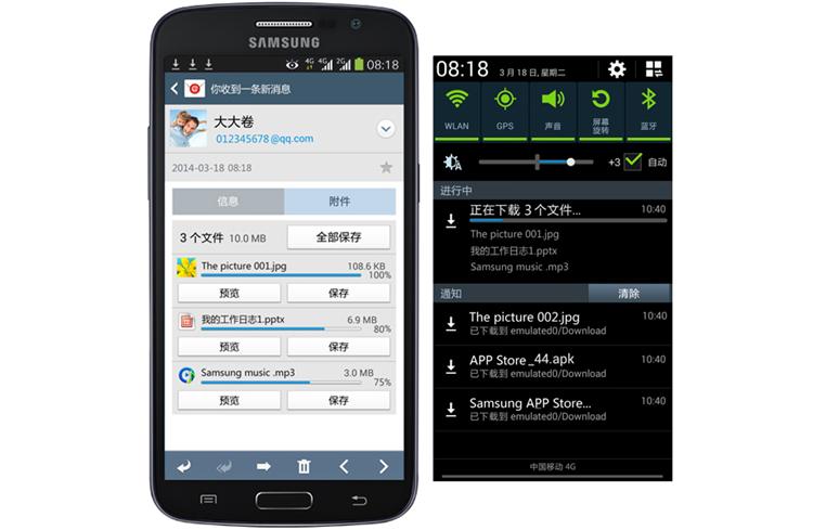 【北京移动购机赠费】三星 Galaxy Grand 2 (G7108V) 白色 移动4G手机