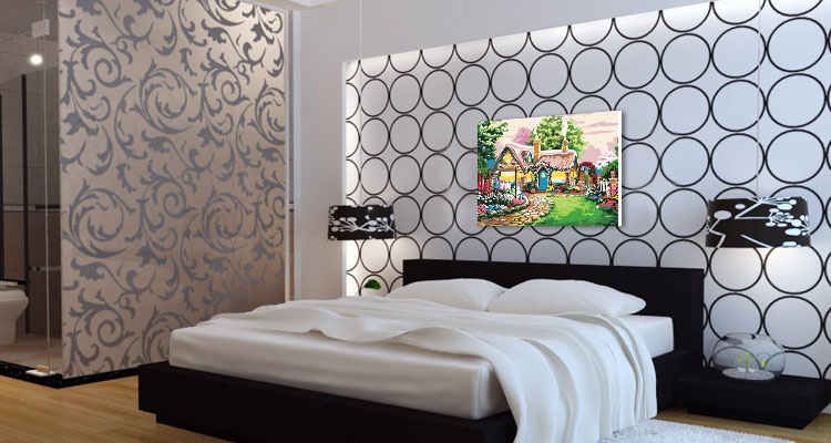 晟旎尚品 DIY数字油画童话小屋 40*50cm