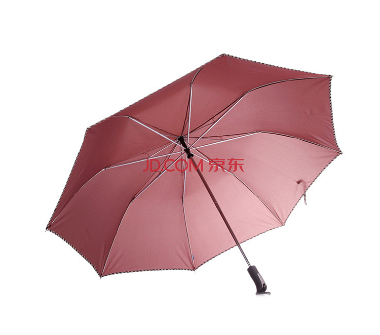 天堂 碰击布加大自开自收二折晴雨伞2311E 棕色