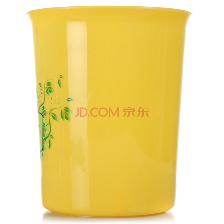 
                                        
                                                            茶花 垃圾桶纸篓印花废纸筒 5L 1215                
