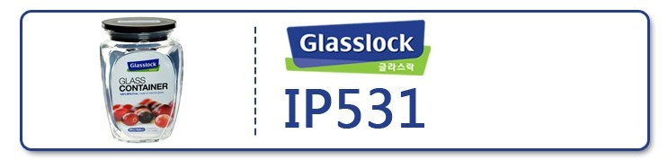 三光云彩glasslock韩国进口玻璃储物罐保鲜盒收纳罐密封罐 IP531/815ml