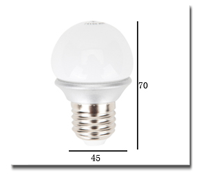 佛山照明 LED灯泡 1.5W-E27 蓝色超炫球泡 2支装