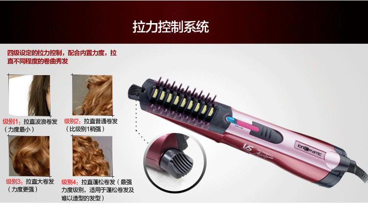 沙宣（VS）VS2715ACN 专业发型设计造型器（红色）