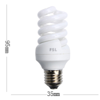 佛山照明 T3全螺旋节能灯 8W-E27日光色3支装