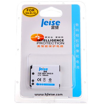 雷摄（LEISE） EN-EL19锂电充电电池 适用于尼康：Coolpix S2600/S4300/S3300/S4200/S6600