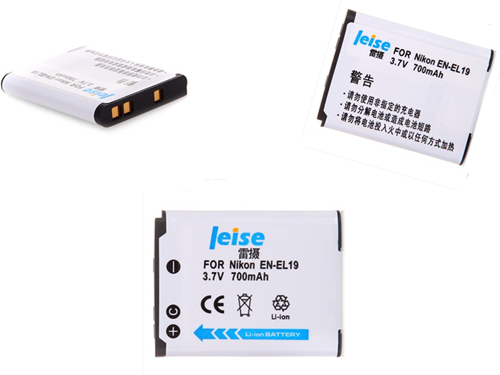 雷摄（LEISE） EN-EL19锂电充电电池 适用于尼康：Coolpix S2600/S4300/S3300/S4200/S6600