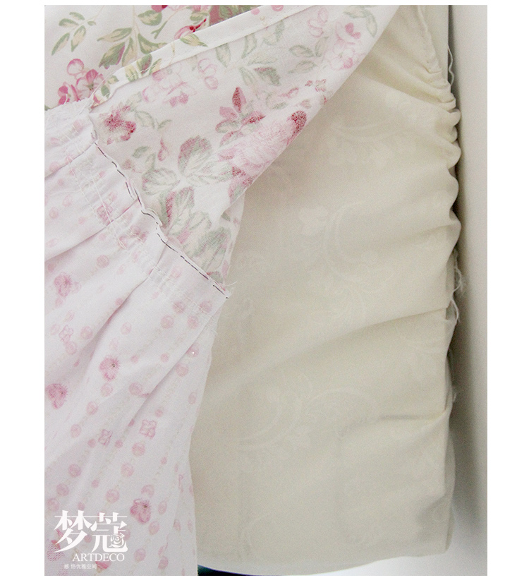 梦蔻（ARTDECO） 全棉空调罩挂机防尘罩 仲夏夜之梦 韩式田园 1.5匹 88*26*17cm