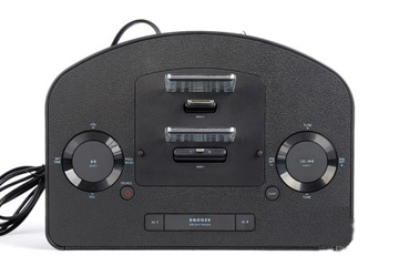 飞利浦（PHILIPS）AJ7260D/93 迷你音响 iphone6/4/5S苹果音响底座双闹钟床头音箱双插口（黑色）