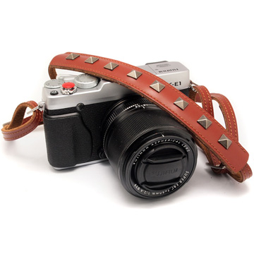嘉蕊(JARAY)真皮相机肩带 朋克风格 适用于索