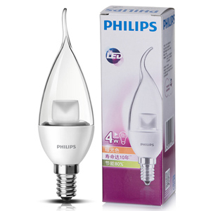 飞利浦（PHILIPS） LED灯泡 摇曳泡4W/E14 暖光色