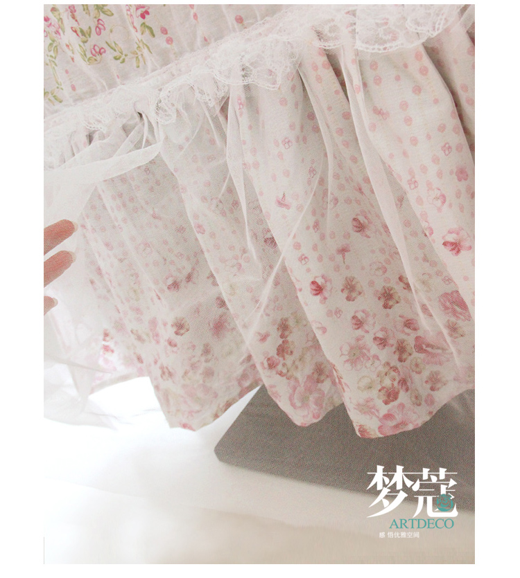 梦蔻（ARTDECO） 加厚全棉电视机防尘盖布 仲夏夜之梦 韩式田园 55寸 129*78cm