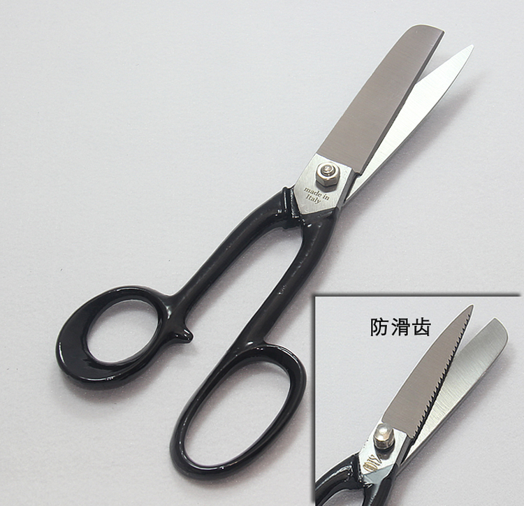 意大利Premax 黑色手柄皮革剪刀10” -25.5cm