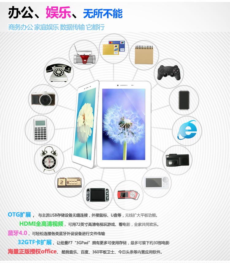 Планшет Newman F7 8GB 3G Планшет Newman F7 8GB 3G