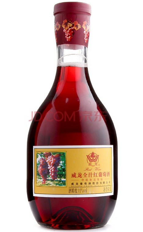 威龙 全汁红葡萄酒 1000ml