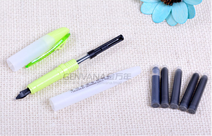 金万年(Genvana) 可换囊直液式钢笔G-6703T蓝