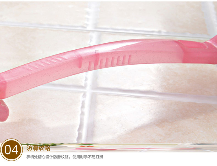 开普特 长柄洗鞋刷双头尼龙刷子多用途清洁刷洗衣刷 WH-6095