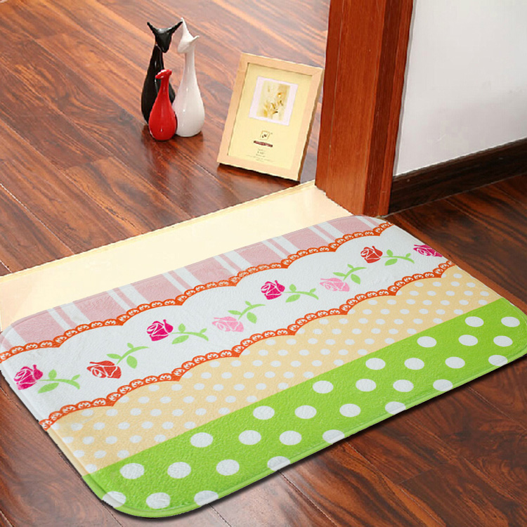 
                                        
                                        青苇 个性印染 地垫门垫 吸水防滑 浴室厨房脚垫 春意 40*60cm                