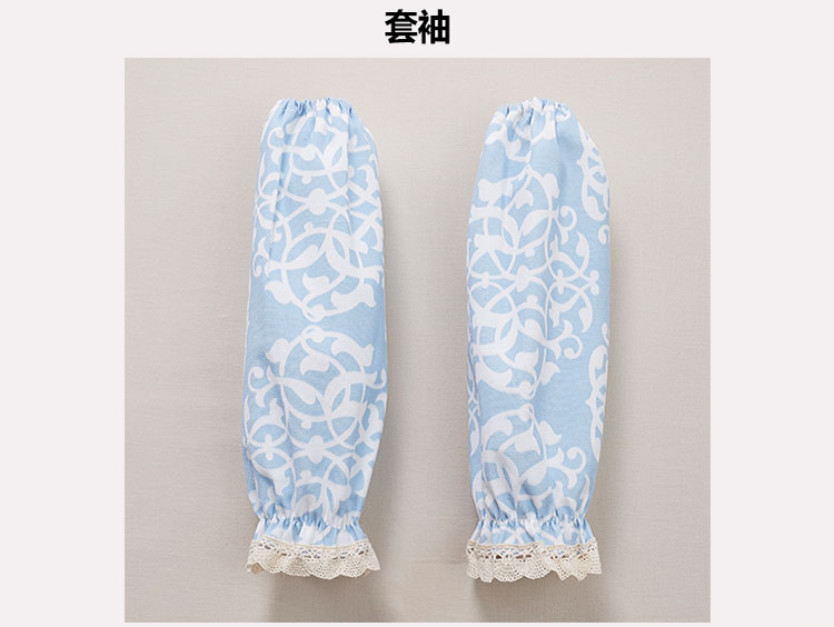 蔻姿（cozzylife）加厚布艺 印花厨房三件套 暮蓝 75cm*70cm