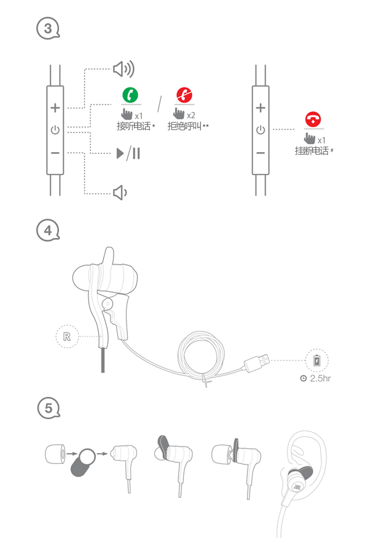 JBL J46BT 无线蓝牙通话音乐立体声耳机 蓝色