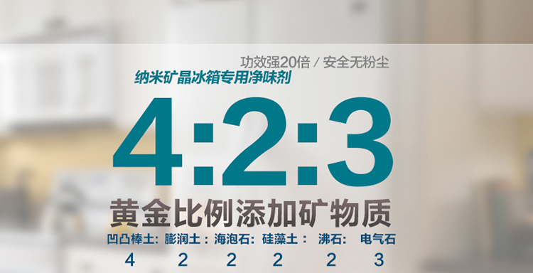 
                                        
                                                            绿之源 吸引力纳米矿晶冰箱除味剂 家用车用竹炭包强力除臭剂去除异味盒活性炭包2盒装吸去除甲醛清除剂碳包                