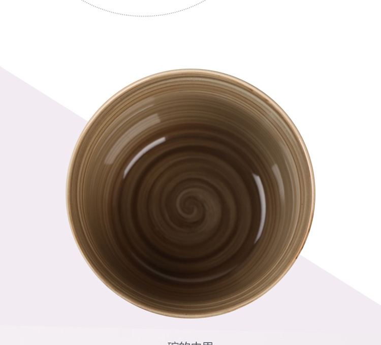 無名印象 红碗 手绘色釉 4件套