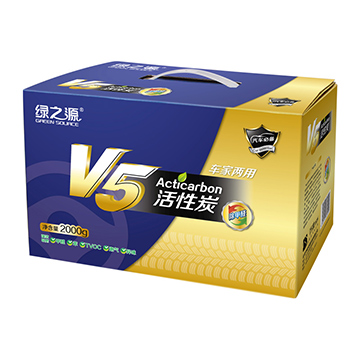 绿之源 V5除甲醛车家两用活性炭2000g 新房室内装修除味碳包去甲醛 家居除味剂