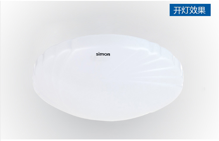 西蒙SIMON阳台玄关过道吸顶灯10W白光凤尾