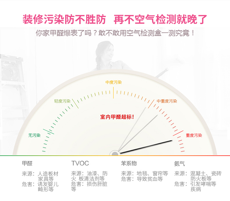 
                                        
                                                            绿之源  10盒装甲醛检测盒自测盒  空气甲醛测试仪自测甲醛检测仪家用 测甲醛试纸仪器                