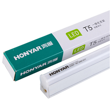 鸿雁HONYAR T5一体化支架日光灯管 1.2米 14W 白光 恒星系列
