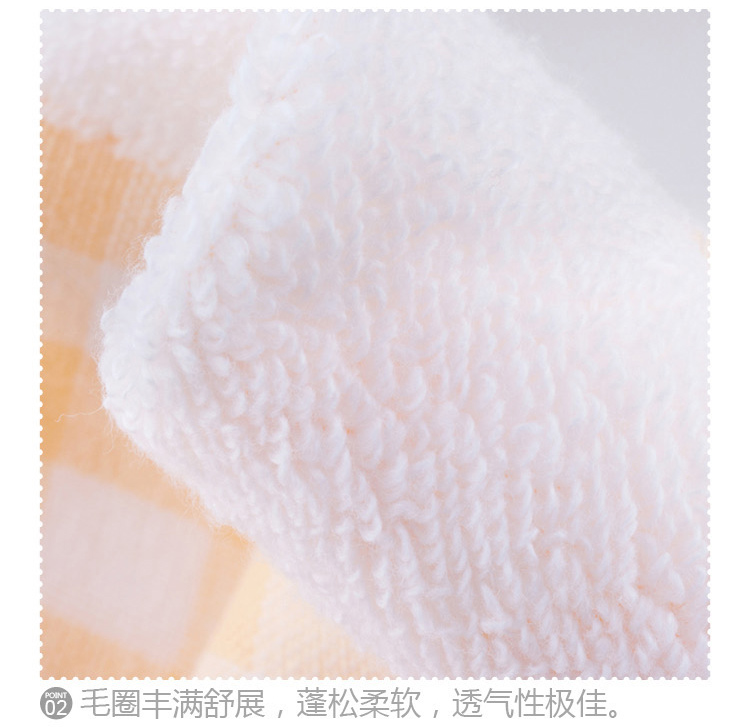 
                                        
                                        三利 纯棉布艺拼接 凹凸交织 毛巾被 卡通裹巾 儿童盖毯 浅黄                