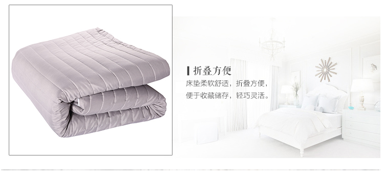 维众家纺床褥子可折叠软床垫（活套可拆洗）180*200cm