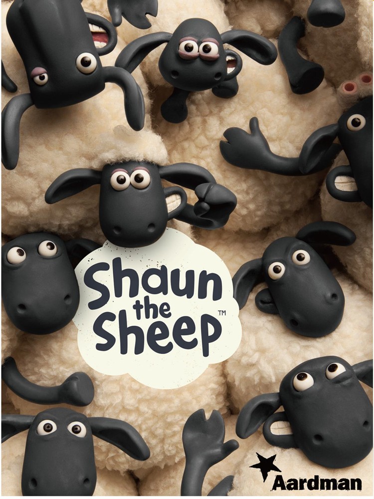 (第1期)小羊肖恩shaunthesheep儿童骑行旅行箱粉红色 可坐可骑可拖拉