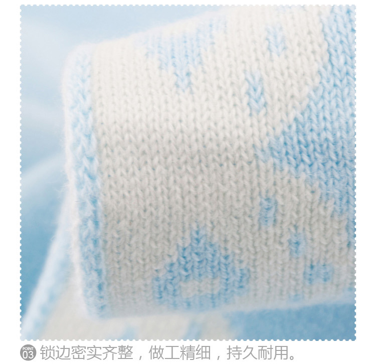 
                                        
                                        三利 纯棉针织 A类 提花亲肤童被 新生儿裹巾 襁褓抱被 婴儿盖毯 花花鸭-浅蓝                
