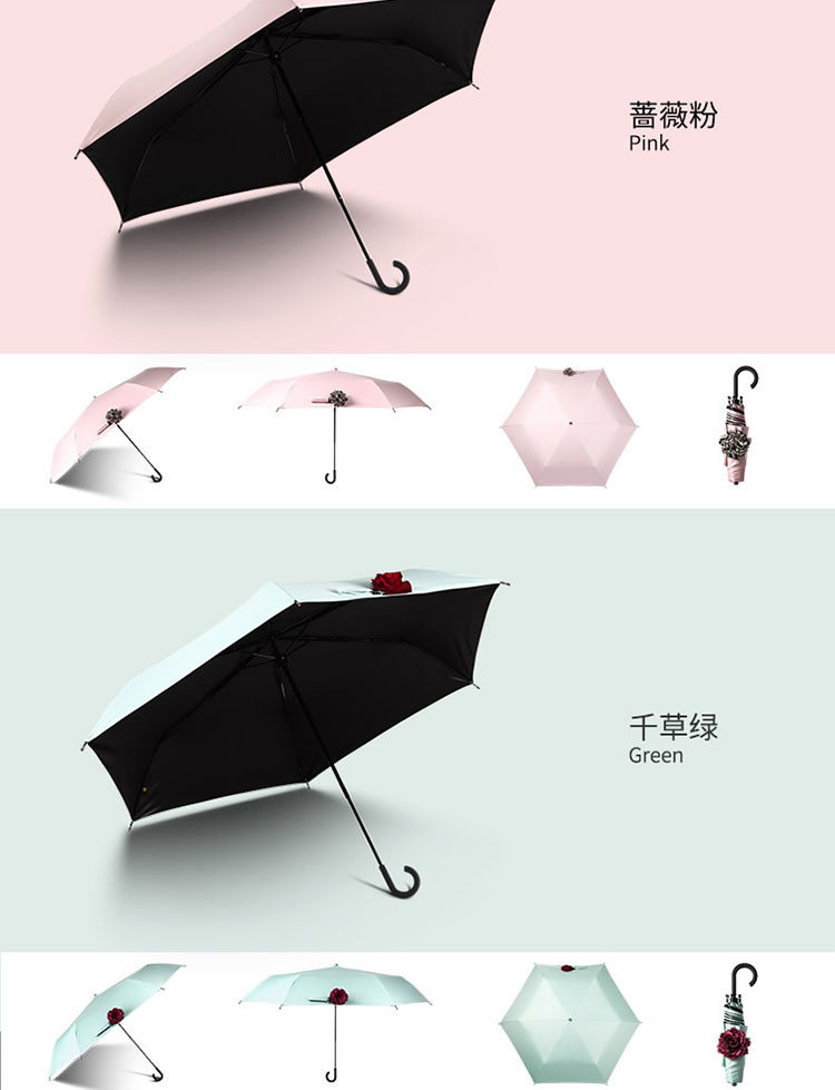 蕉下（BANANA UMBRELLA）花球伞 遮阳伞女防紫外线太阳伞防晒伞香蕉伞 丁香紫