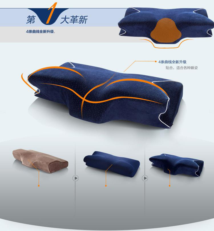 
                                        
                                        睡眠博士（AiSleep）枕芯 全方位护颈记忆枕 慢回弹护颈枕 太空颈椎枕头                