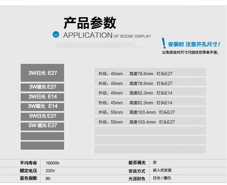 松下（Panasonic）BPZ2203RNE14Q4W LED球泡灯 E14小口 3W暖光