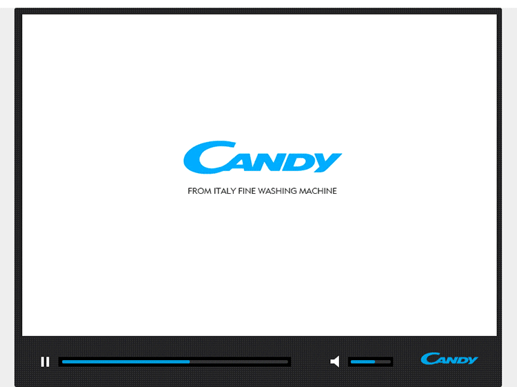 意大利卡迪(candy) go4 d107 7公斤超薄滚筒洗衣机(白色)