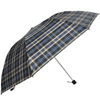 
                                        【京东超市】天堂伞（防晒值UPF50+）黑胶色织格三折晴雨伞31022E T595格                