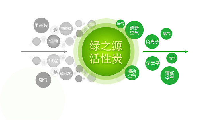 
                                        
                                                            绿之源 冰箱保鲜除味盒精装6盒装 活性炭包冰箱除味剂除异味碳包                