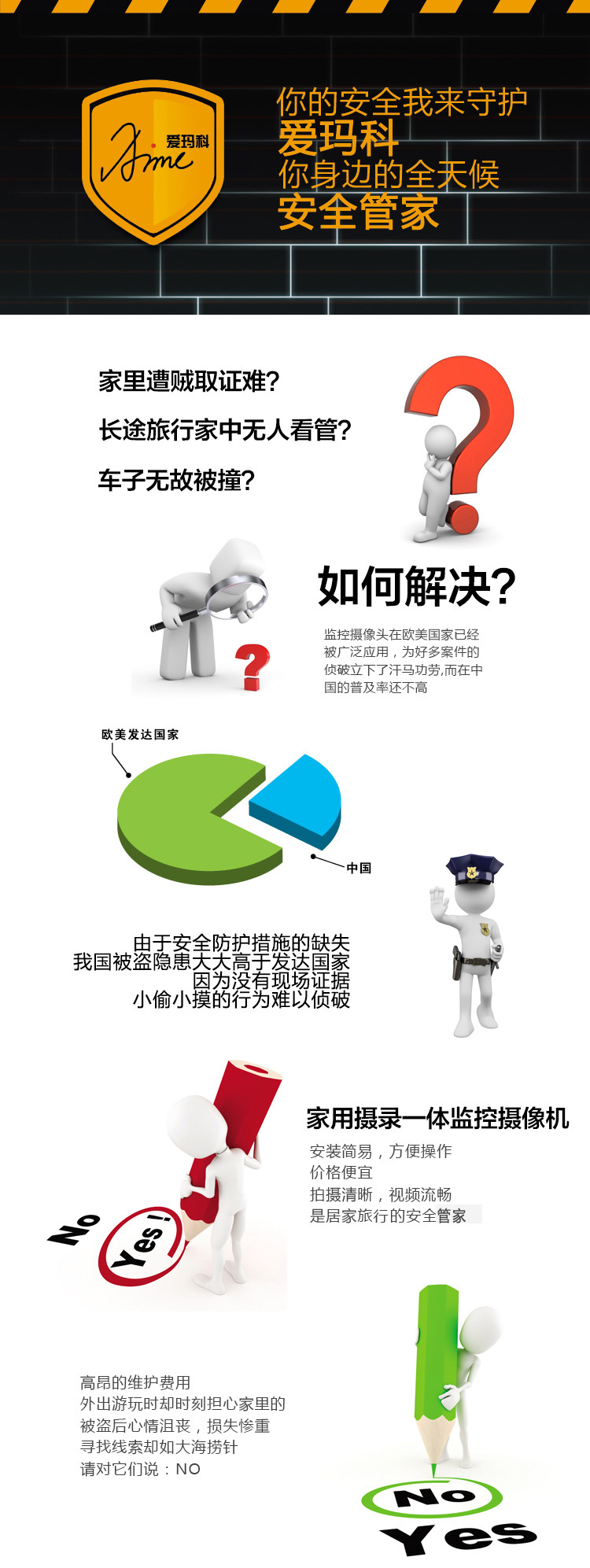爱玛科（AIMC） TR11 微型摄像头 迷你运动DV/行车记录仪/插卡监控摄录一体机