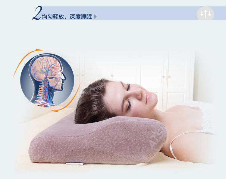 
                                        
                                        睡眠博士（AiSleep）枕芯 舌形记忆枕 颈椎保健枕  加长款                